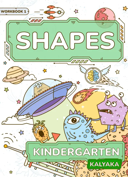 Preschool workbook: kalyaka shapes