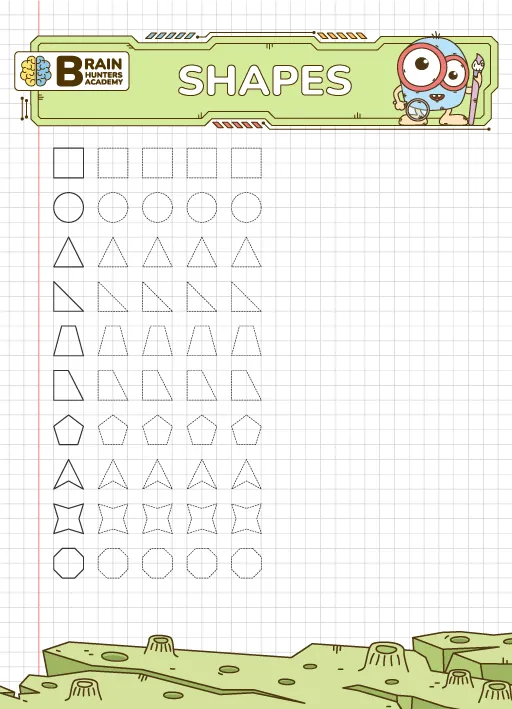 Preschool Printable Workbook: Shapes 0