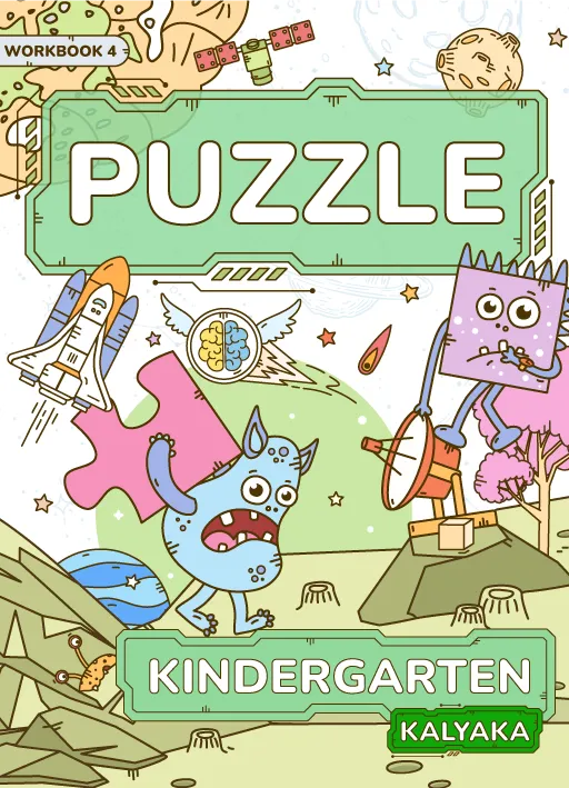 Preschool workbook: kalyaka puzzle
