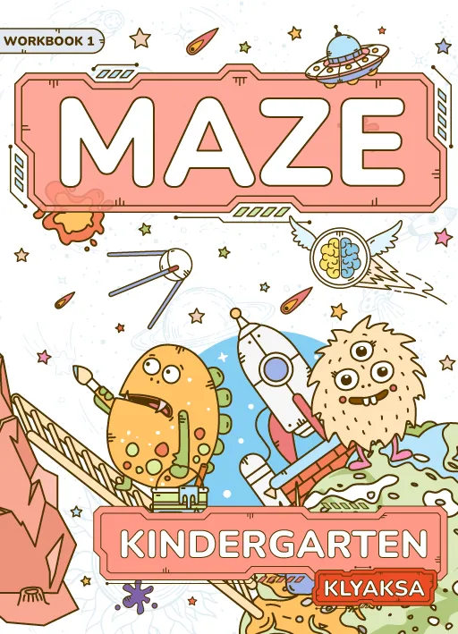 Kids Printable Workbook: Maze